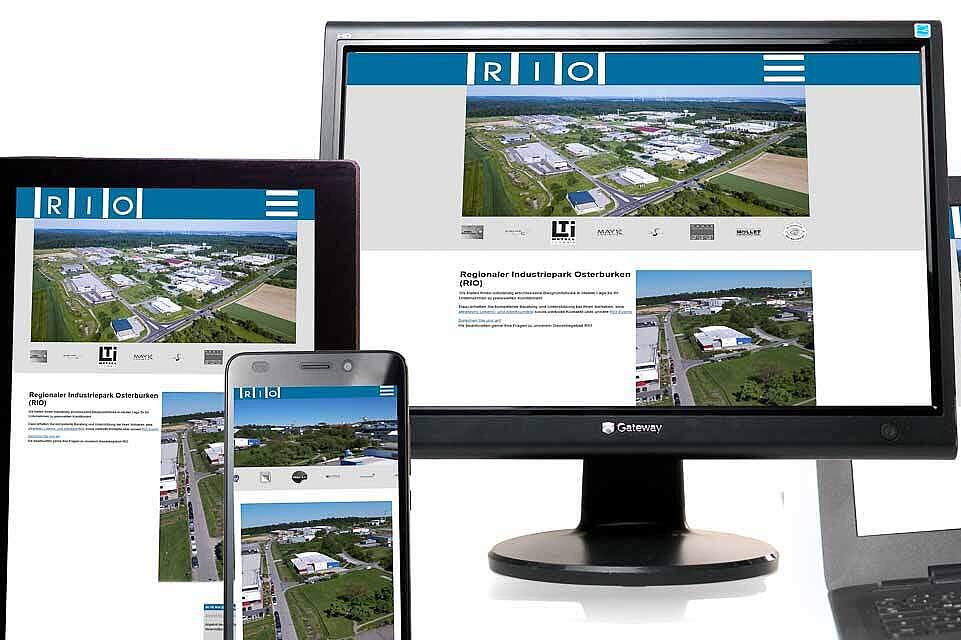 TYPO3 Webdesign auf Smartphone, Tablet und Monitor