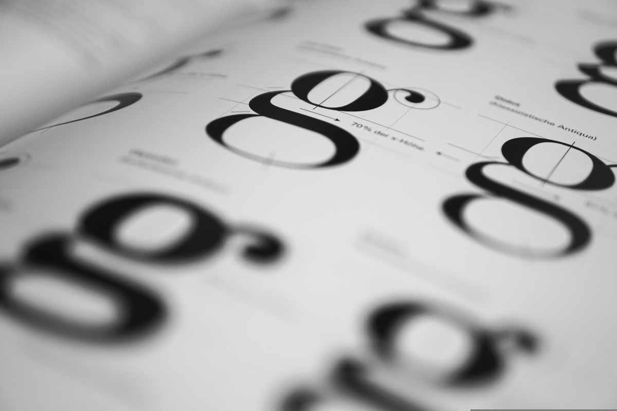 Usability-Erfolgsfaktor: Schriftart Beispiel einer Schriftart