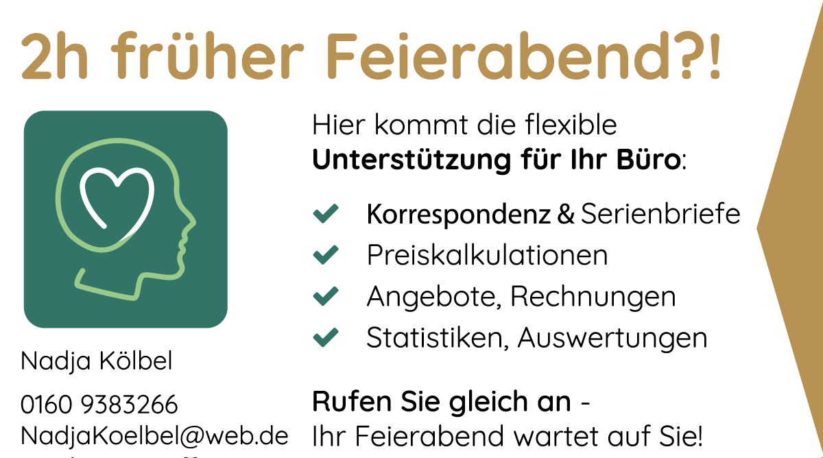 Erfolgreiche Zeitungsanzeige
