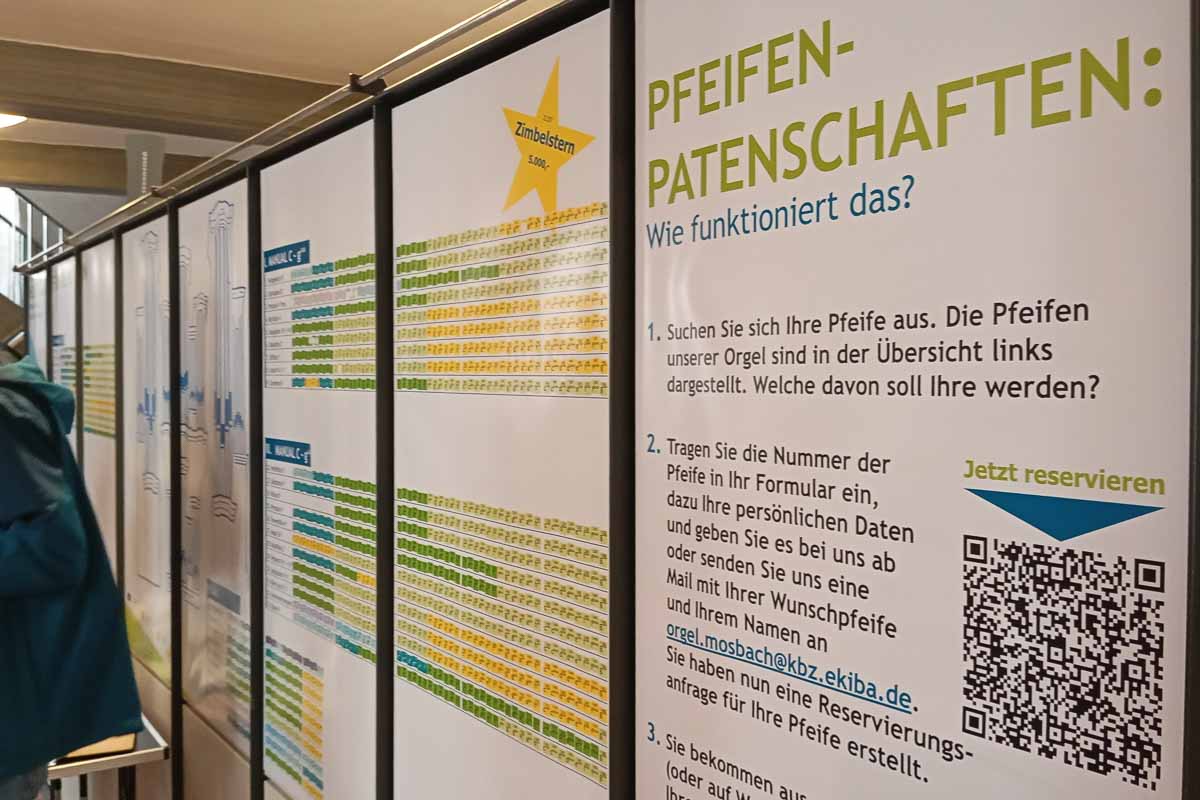 Ablauf der Pfeifenpatenschaft auf dem Plakat